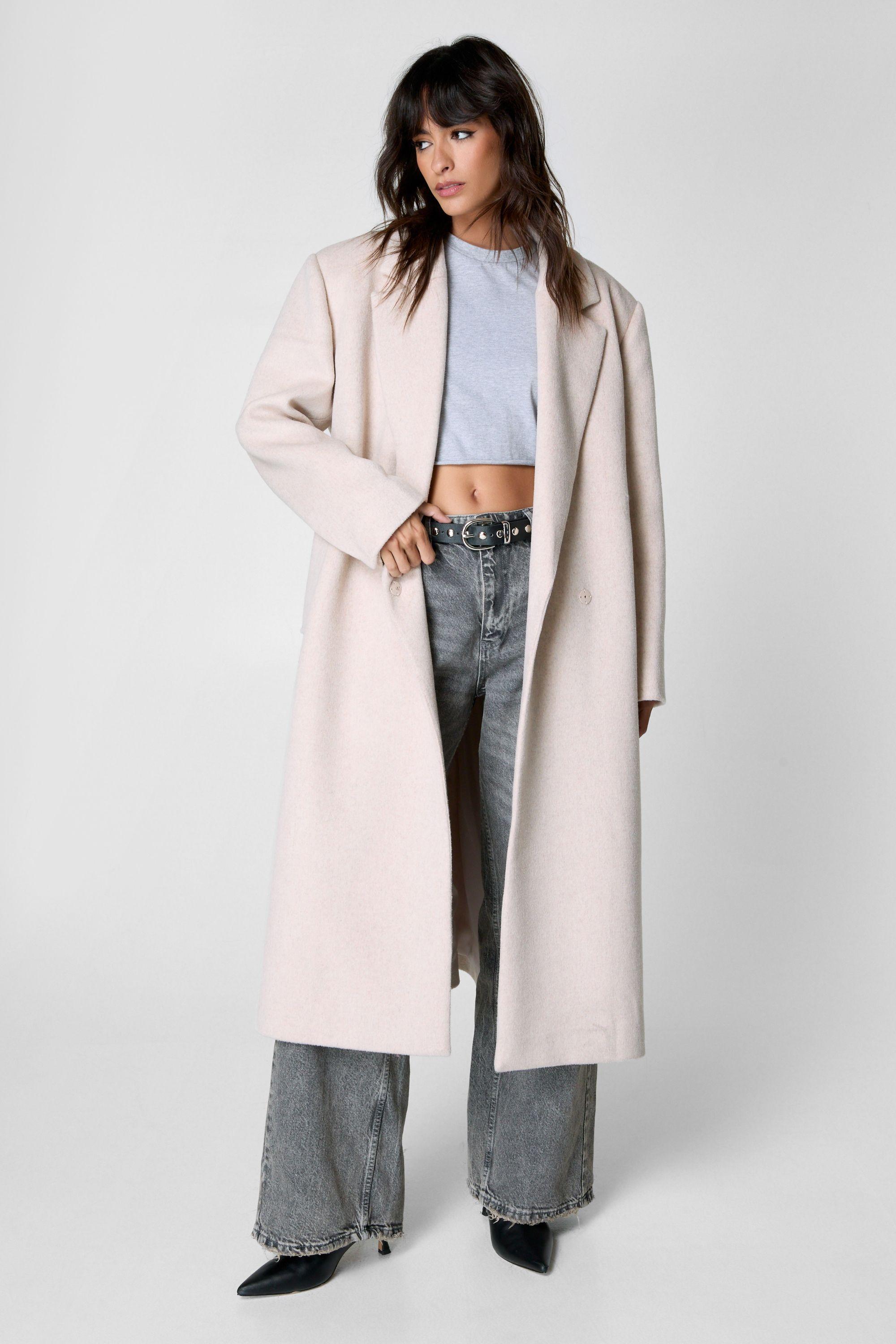 Longline Coat Teddy Coat Nasty Gal Warehouse Longline Teddy Coat