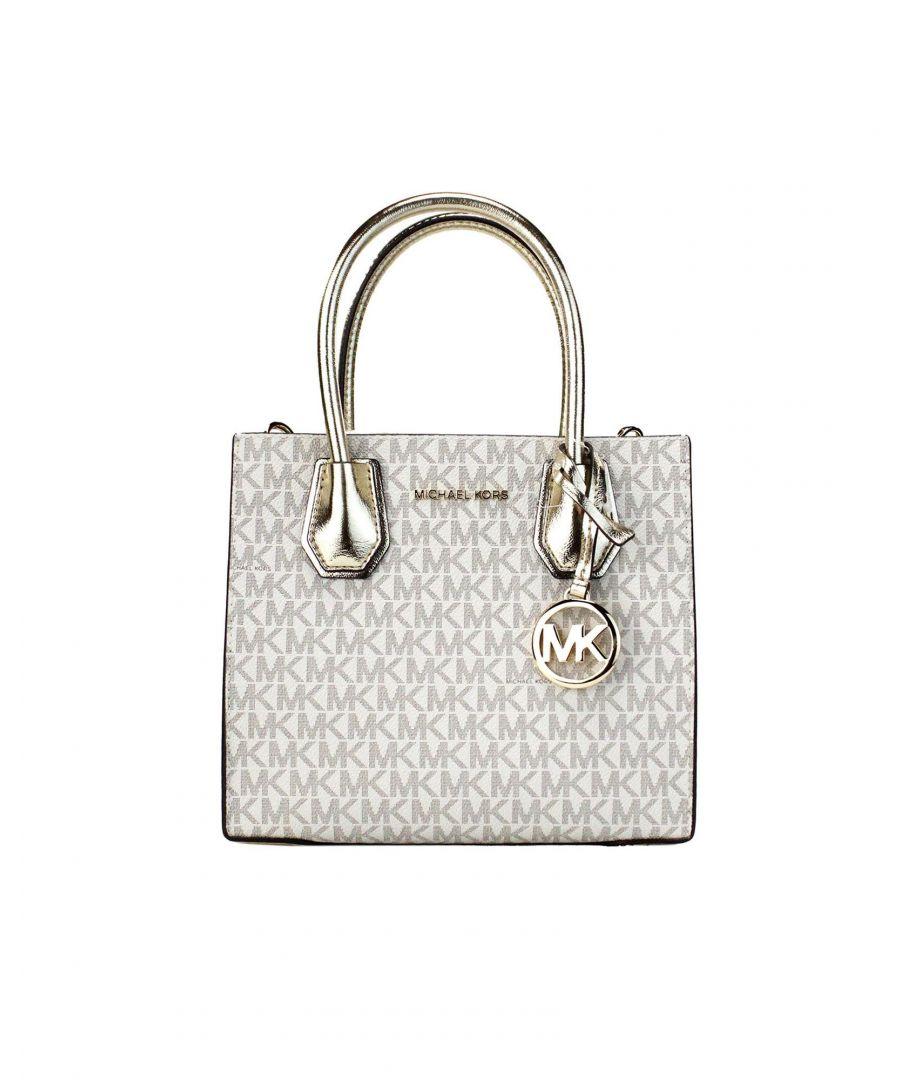 White and grey michael kors bag sale