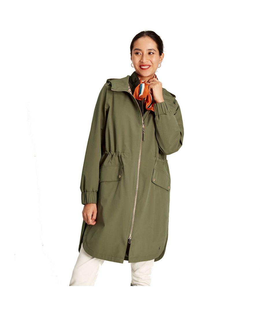 Joules green raincoat outlet