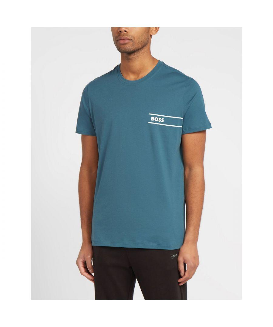 Hugo boss round neck t shirt deals