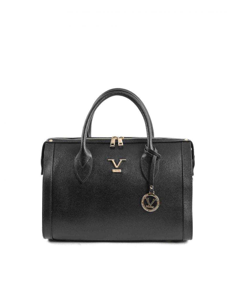 Versace 1969 Abbigliamento Sportivo Srl Milano Italia V Handbag Black  V014-g Saffiano Nero | Lyst UK