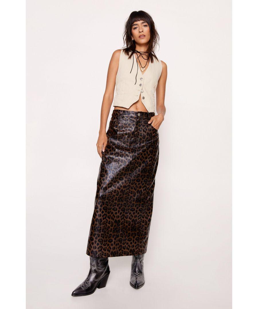 Faux leather skirt nasty gal hotsell