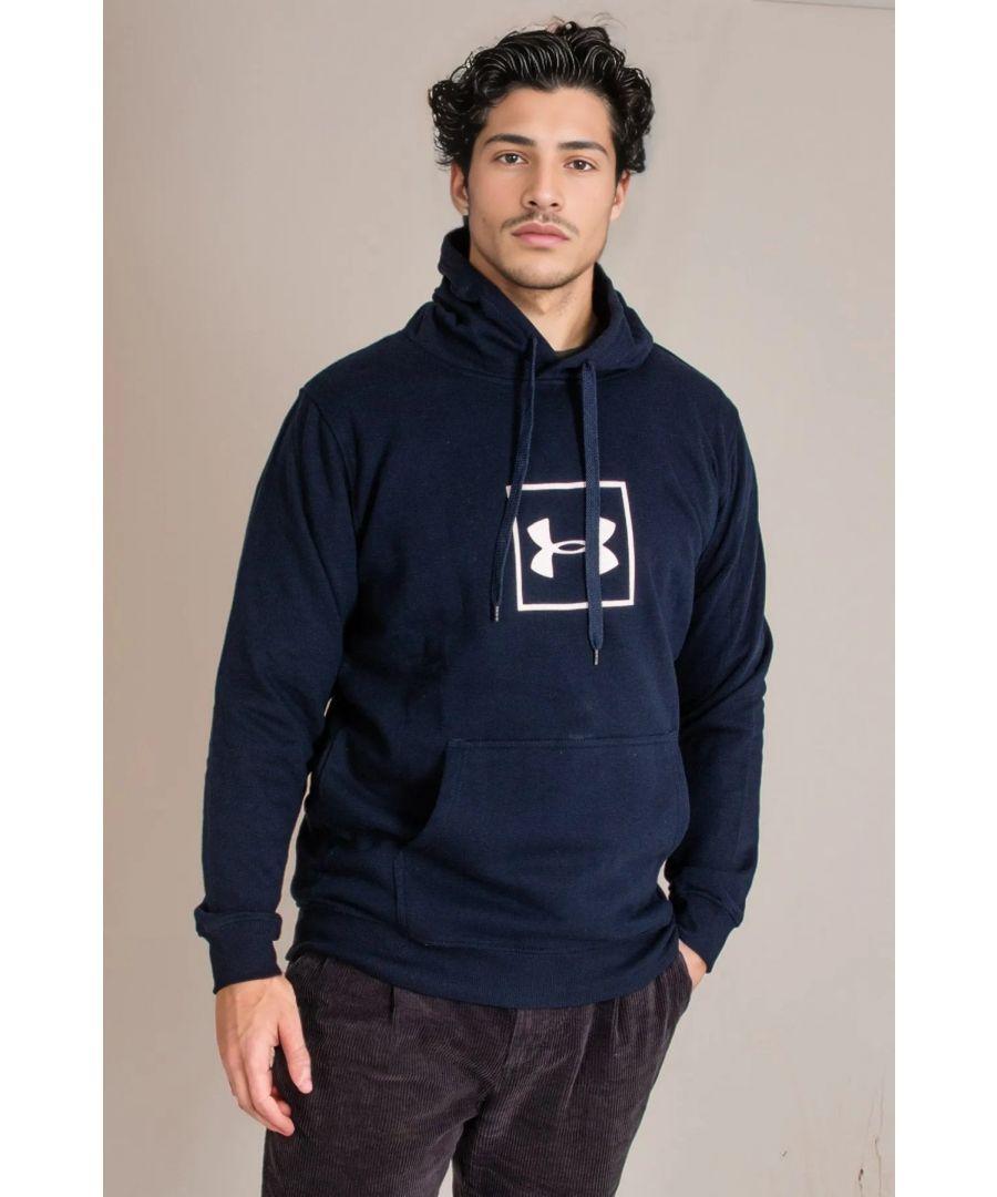 Under armour 2024 navy sweatshirt