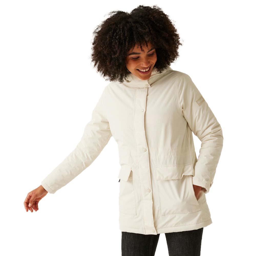 Regatta Mireya Insulated Waterproof Parka Jacket in Natural Lyst UK