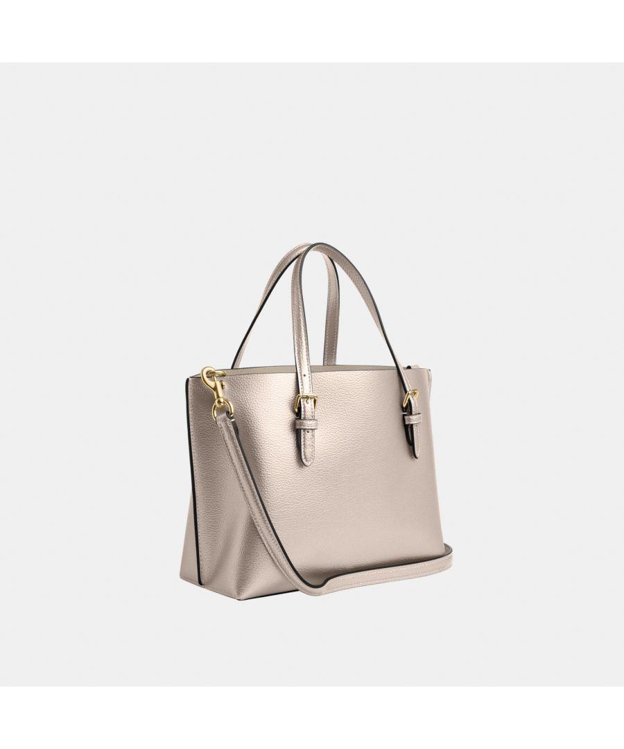 Coach mollie tote white sale