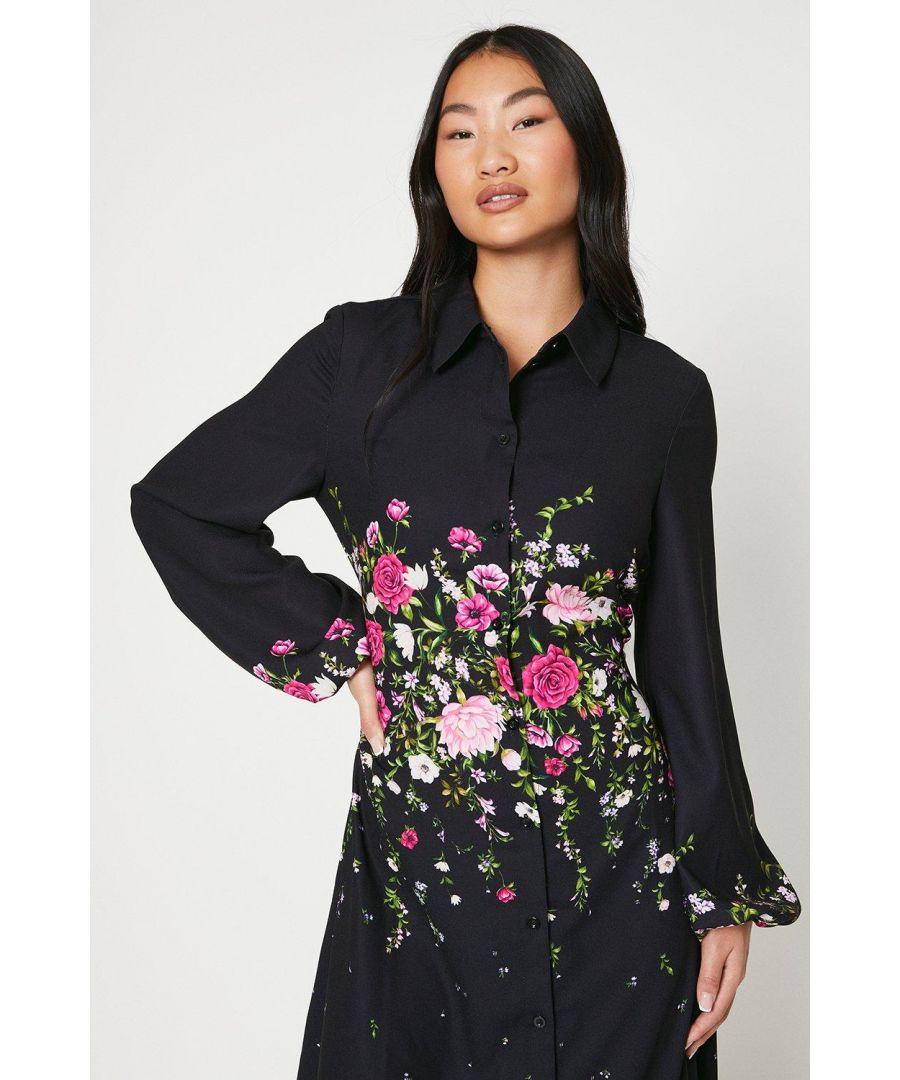 Oasis black shirt dress sales