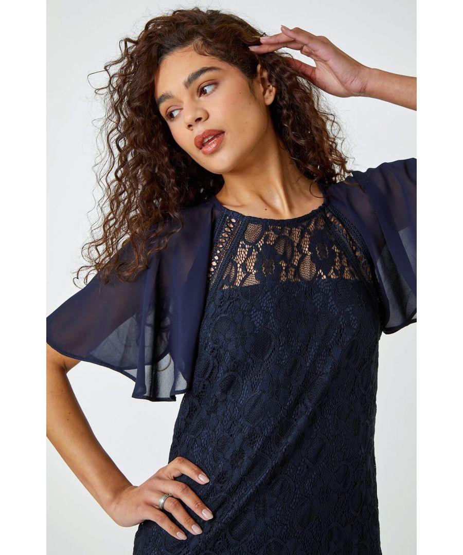 Chiffon shell dress hot sale