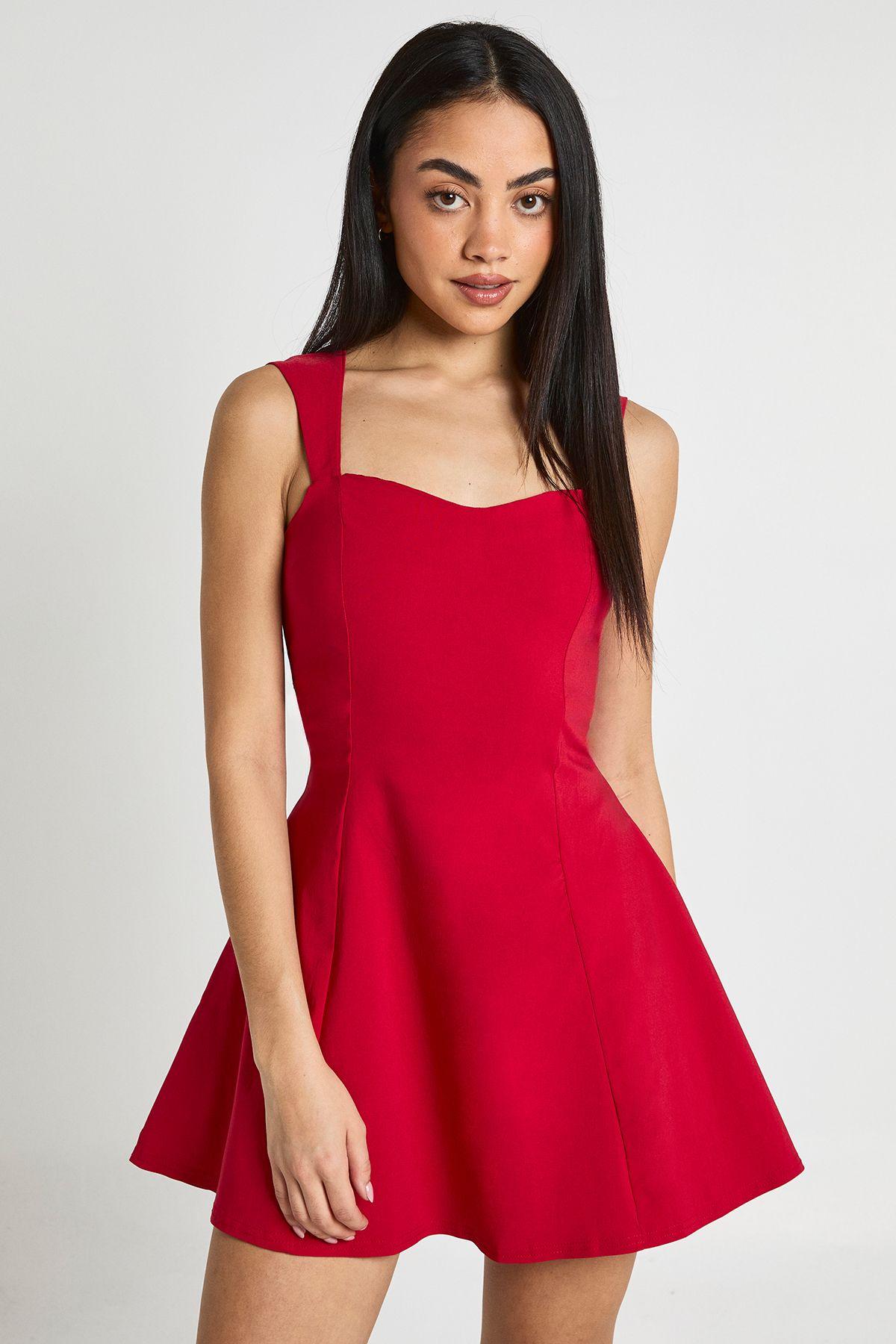 Red Skater Dresses for Women - Up to 90% off | Lyst UK