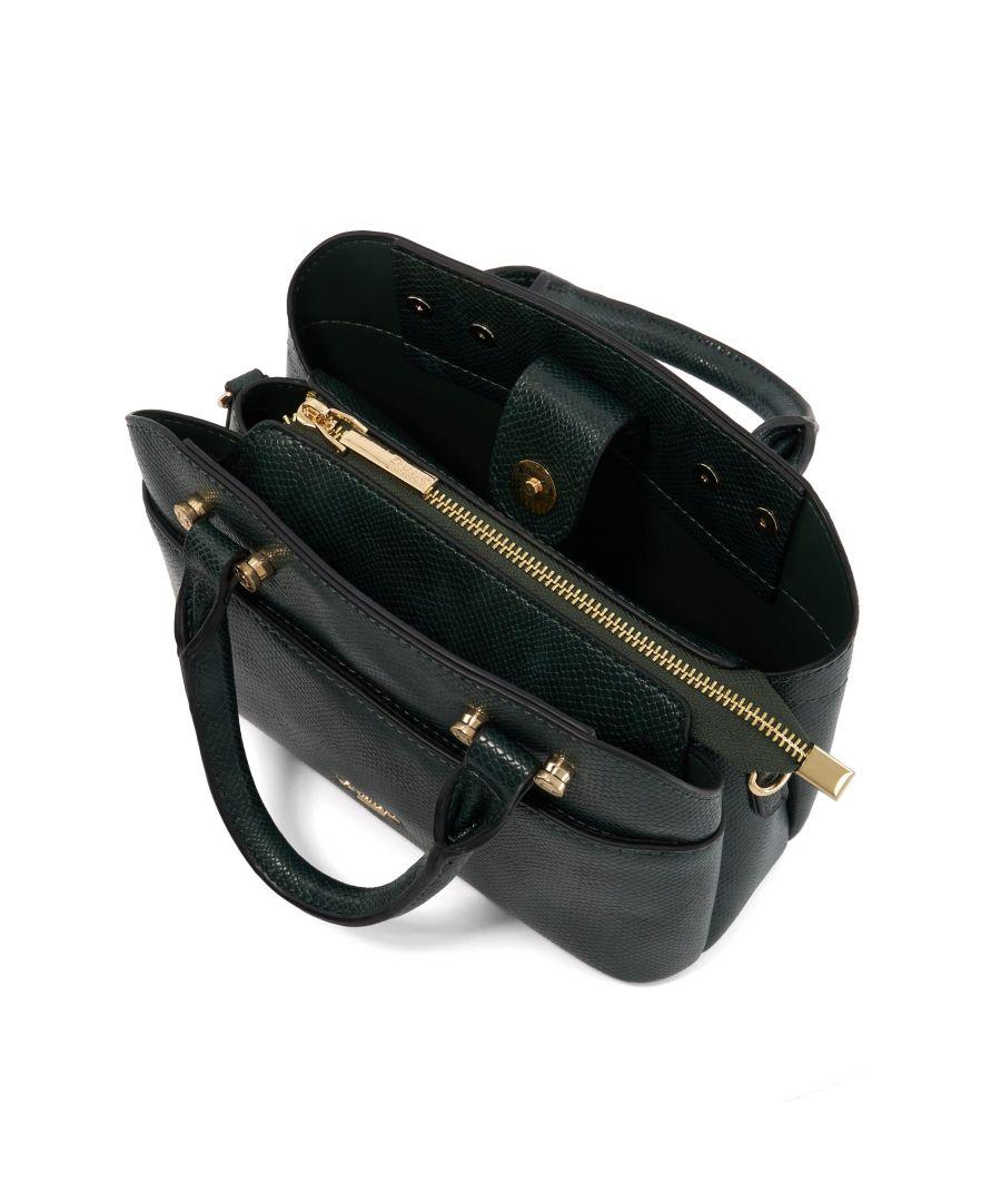 Dune Accessories Dinkydaringo Small Reptile effect Tote Bag Leather in Black Lyst UK