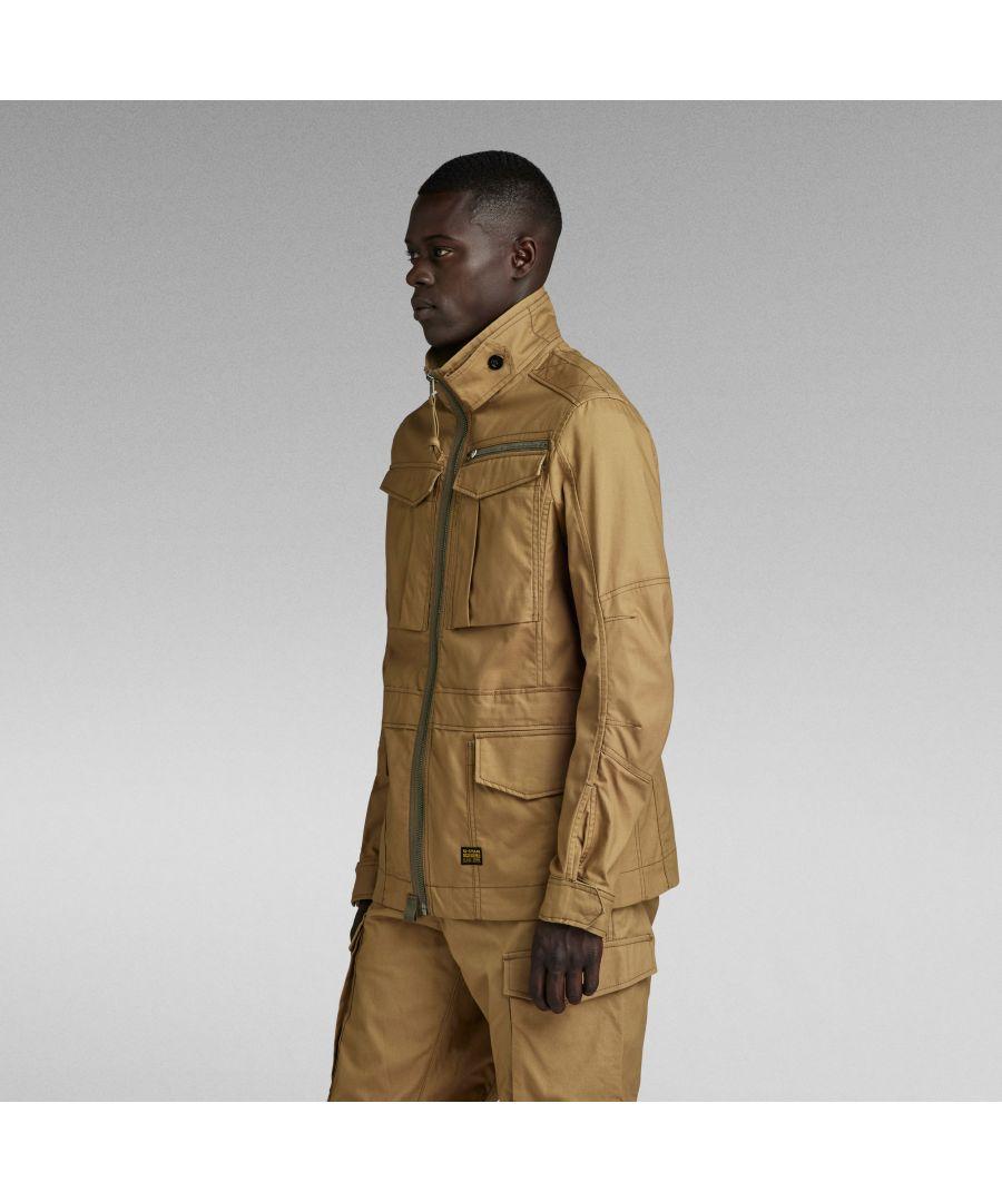 G Star RAW G Star Raw Rovic Slim Field Jacket in Metallic for Men Lyst UK