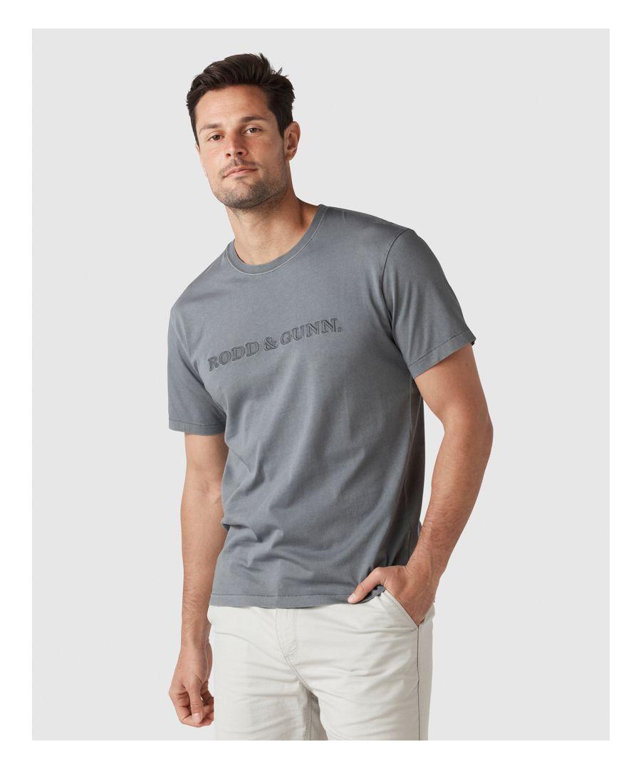 Rodd & Gunn Thomsons Crossing T-shirt Cotton in Grey for Men | Lyst UK