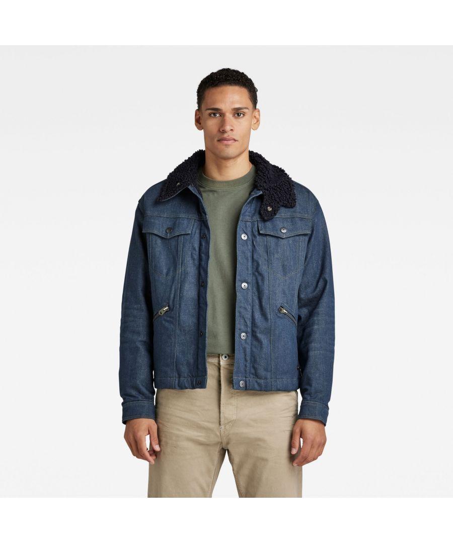 G star Raw Flight Combat Sherpa Jacket Cotton