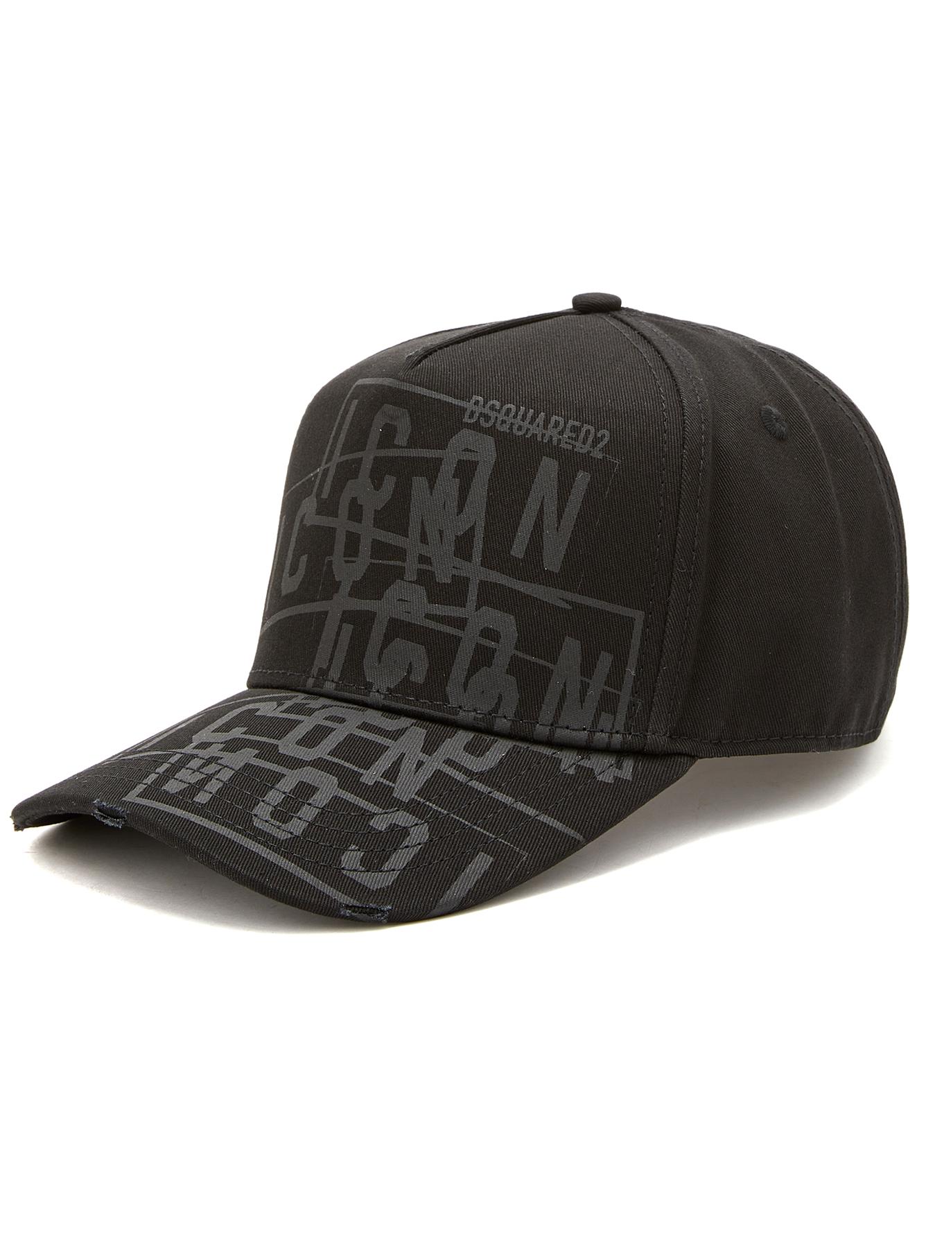 DSquared² Gorras Icon Stamped Logo Cap in Black for Men Lyst UK
