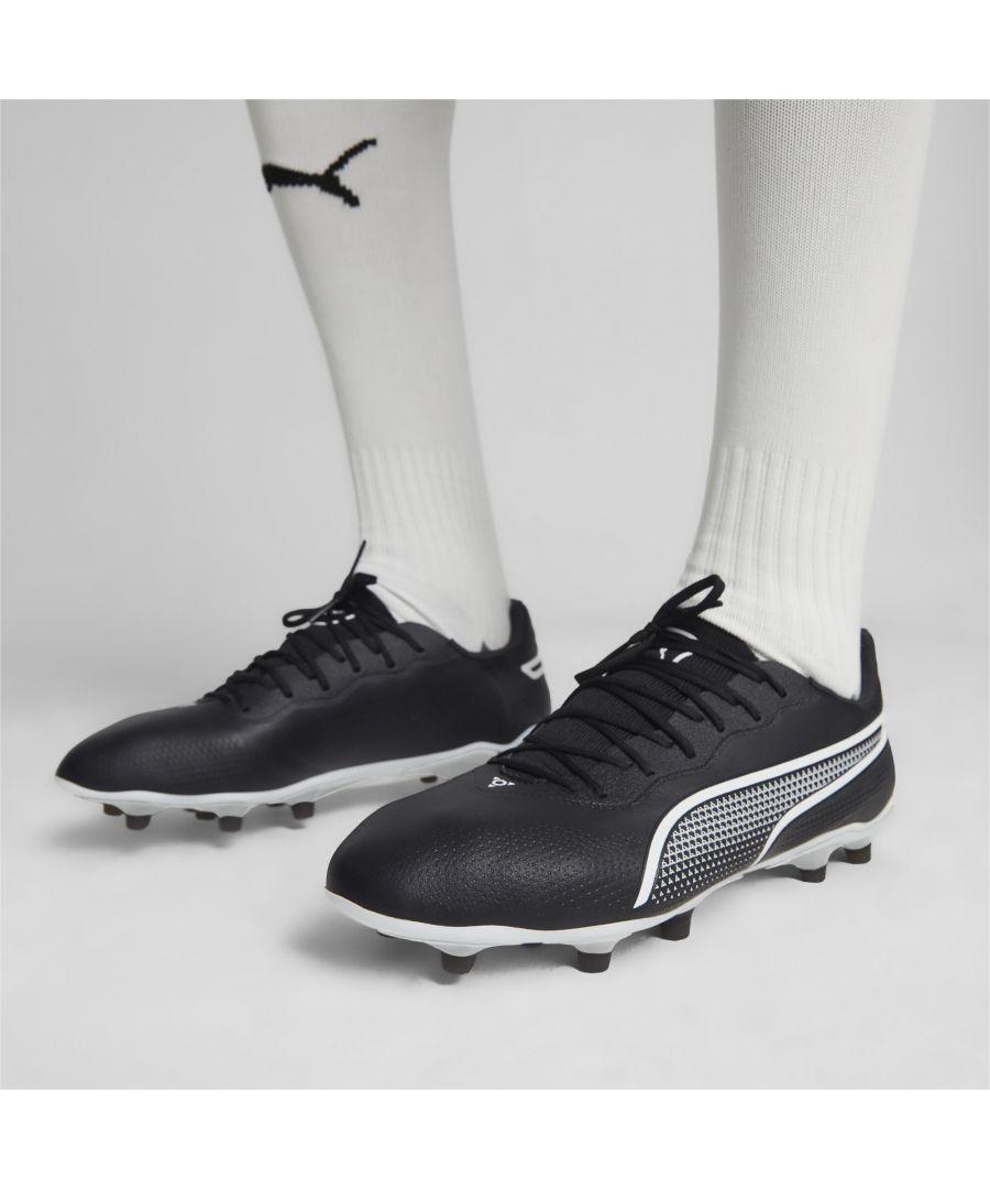 PUMA King Pro Fg ag Football Boots in Black for Men Lyst UK