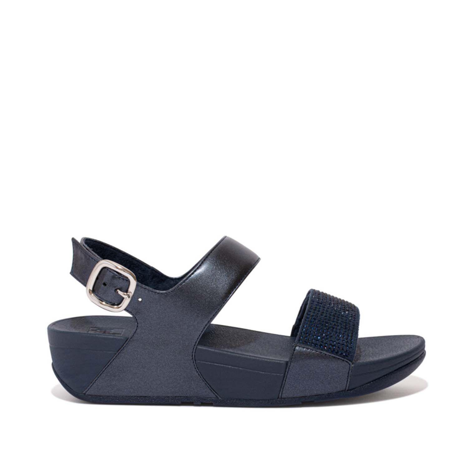 Lulu Crystal Embellished Back strap Sandals