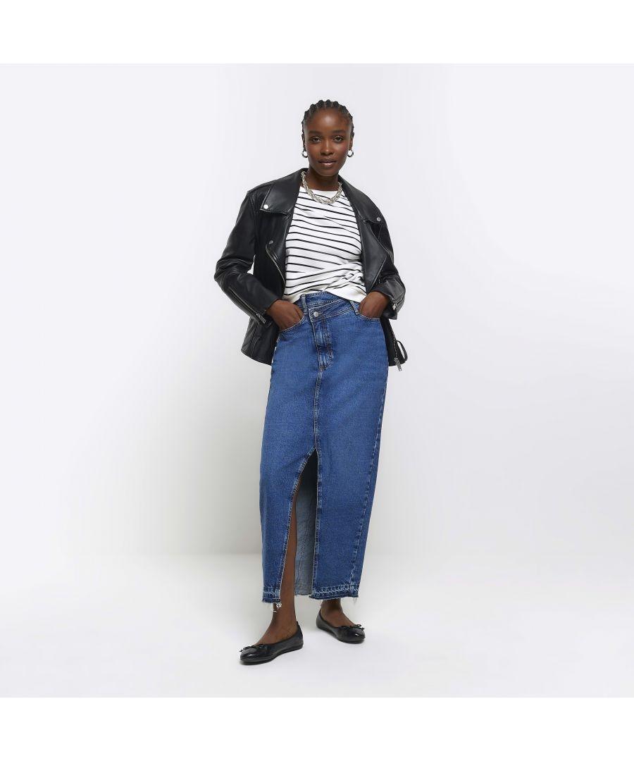 River island jeans skirt sale