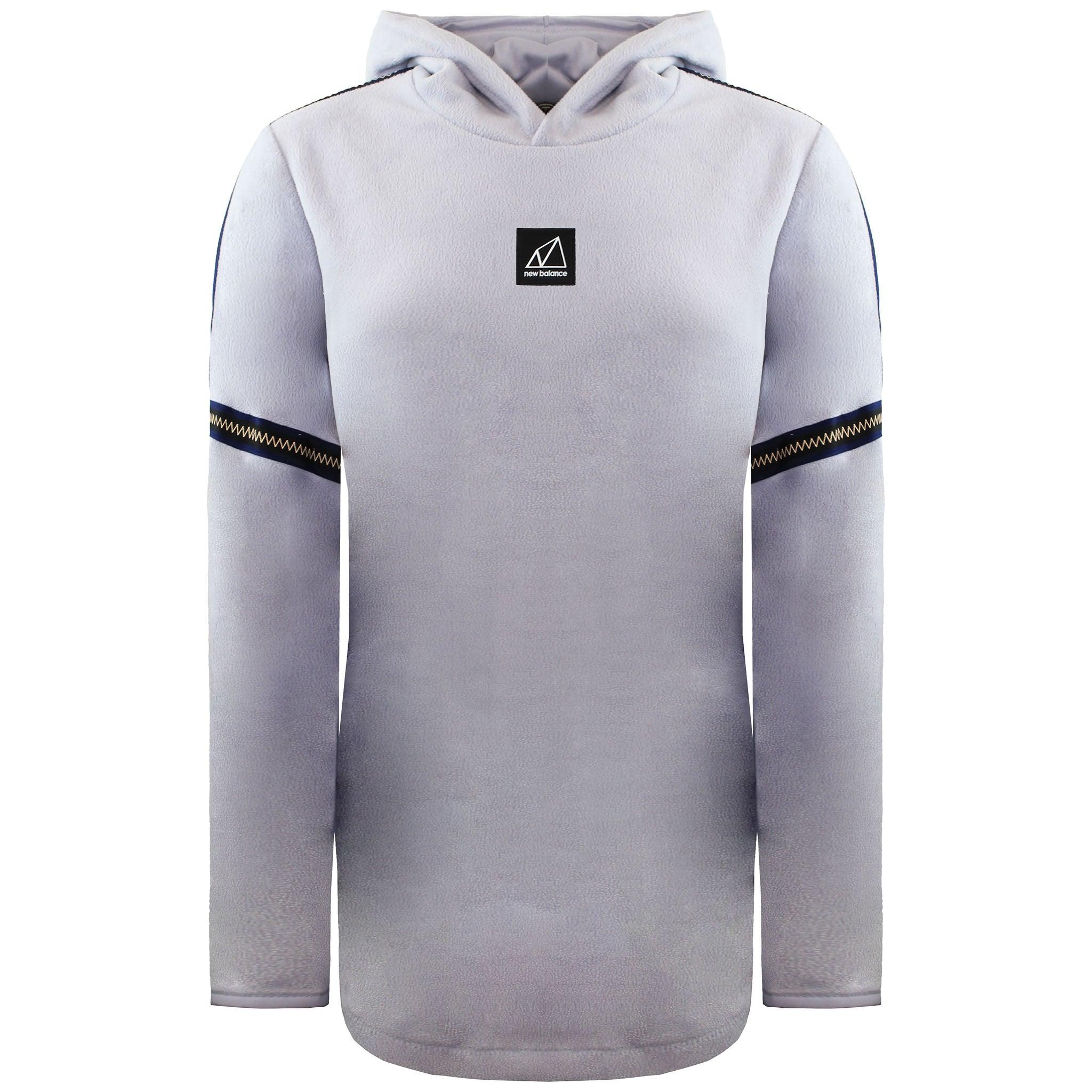 New Balance All Terrain Light Polar Hoodie in Grey Lyst UK