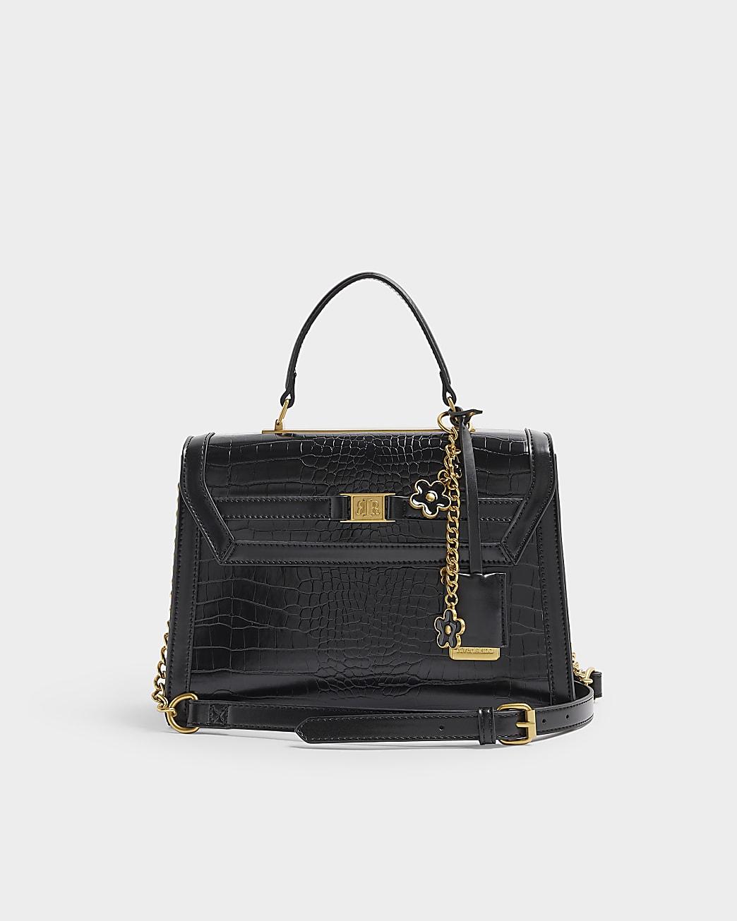 Croc River Island Fold Out Purse River Island Croc Embossed Cross