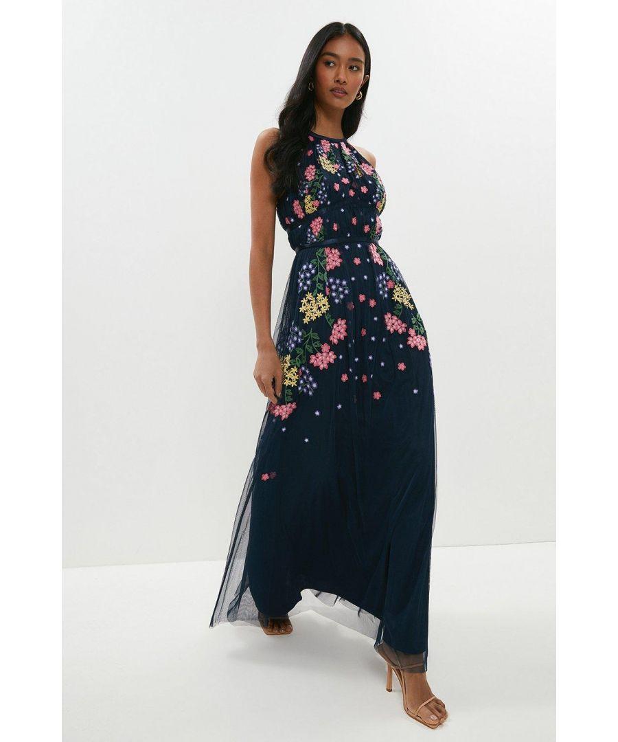 Coast halter neck dress sales