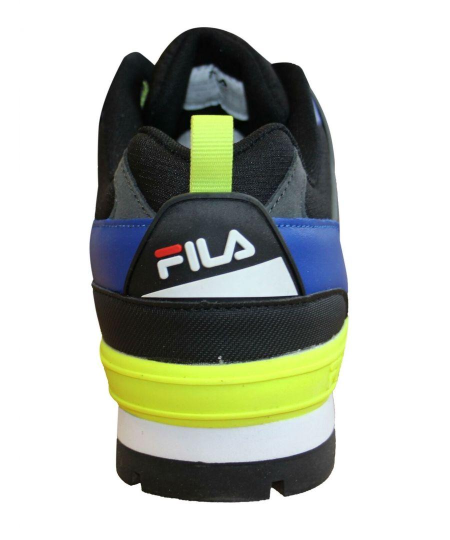Fila Trailstep Low Trainers Black Leather Lace Up Casaul Shoes 1010706 25y in Blue for Men Lyst UK