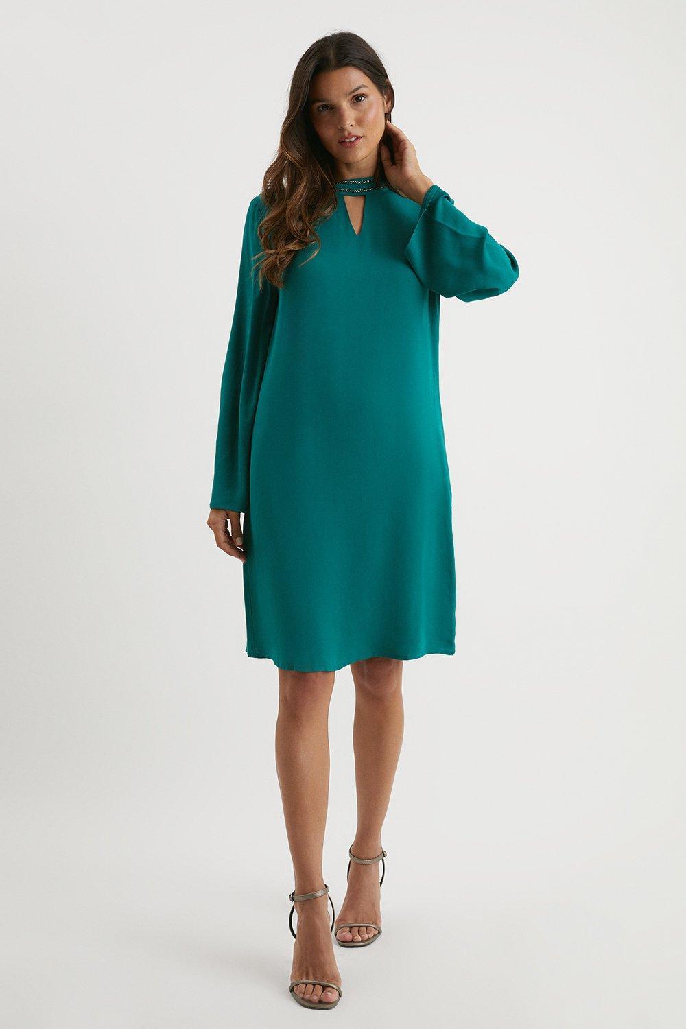 Womens Dresses Wallis Embellished Dress Wallis Women´s Blue