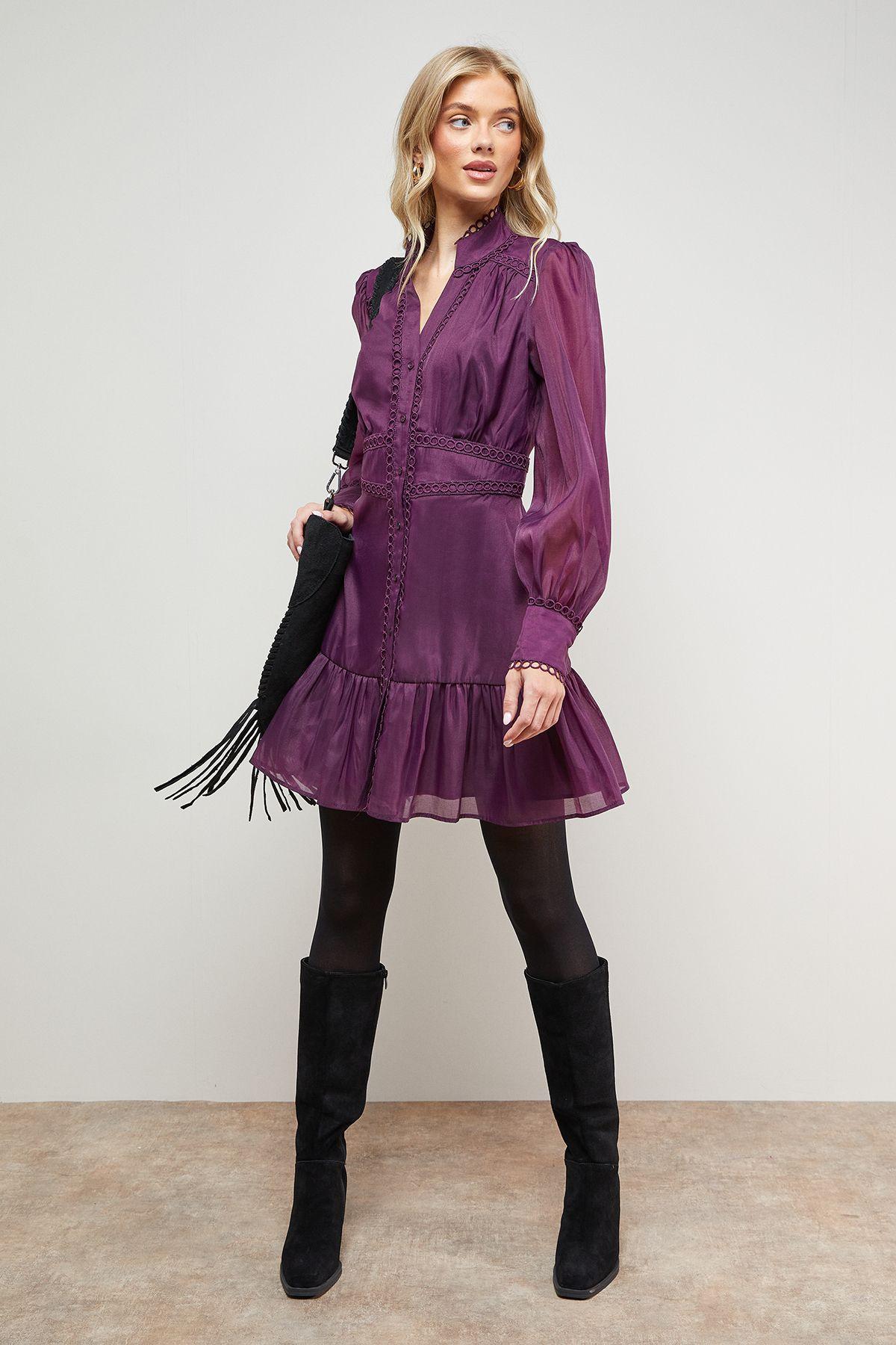 princess polly baby blue dress 8 Best Shoes To Wear With Dresses In Fall/Winter main image 1