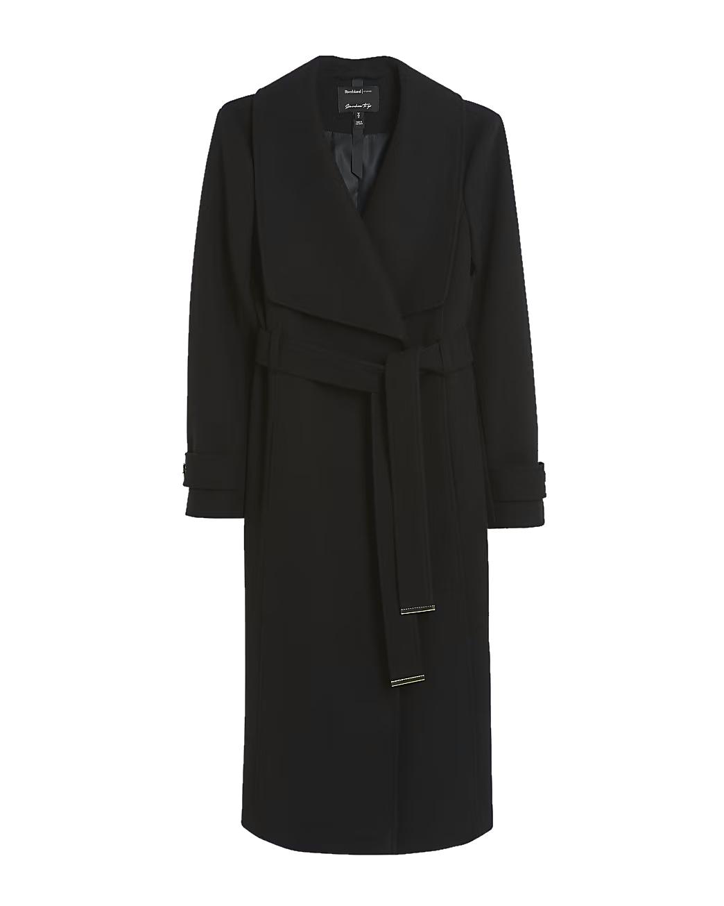 HOT River Island Belted Robe Coat Womens River Island Wrap