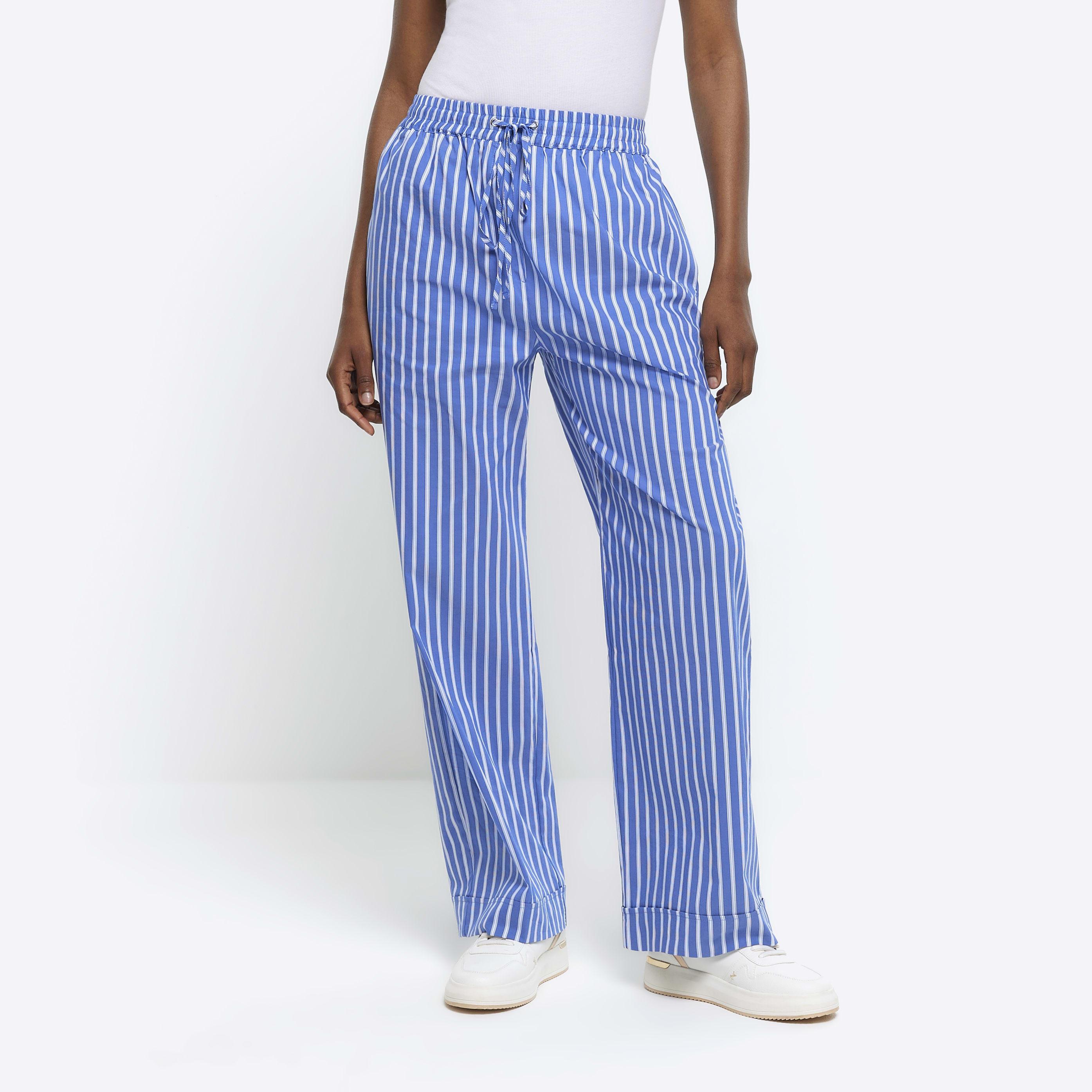 River Island Tailored Trousers With Side Stripe River Island Wide