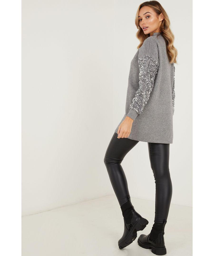 Quiz grey deals jumper