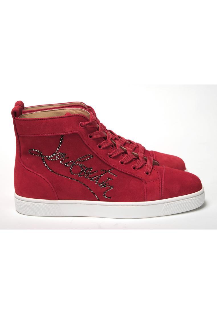 Louboutin louis flat suede 2025