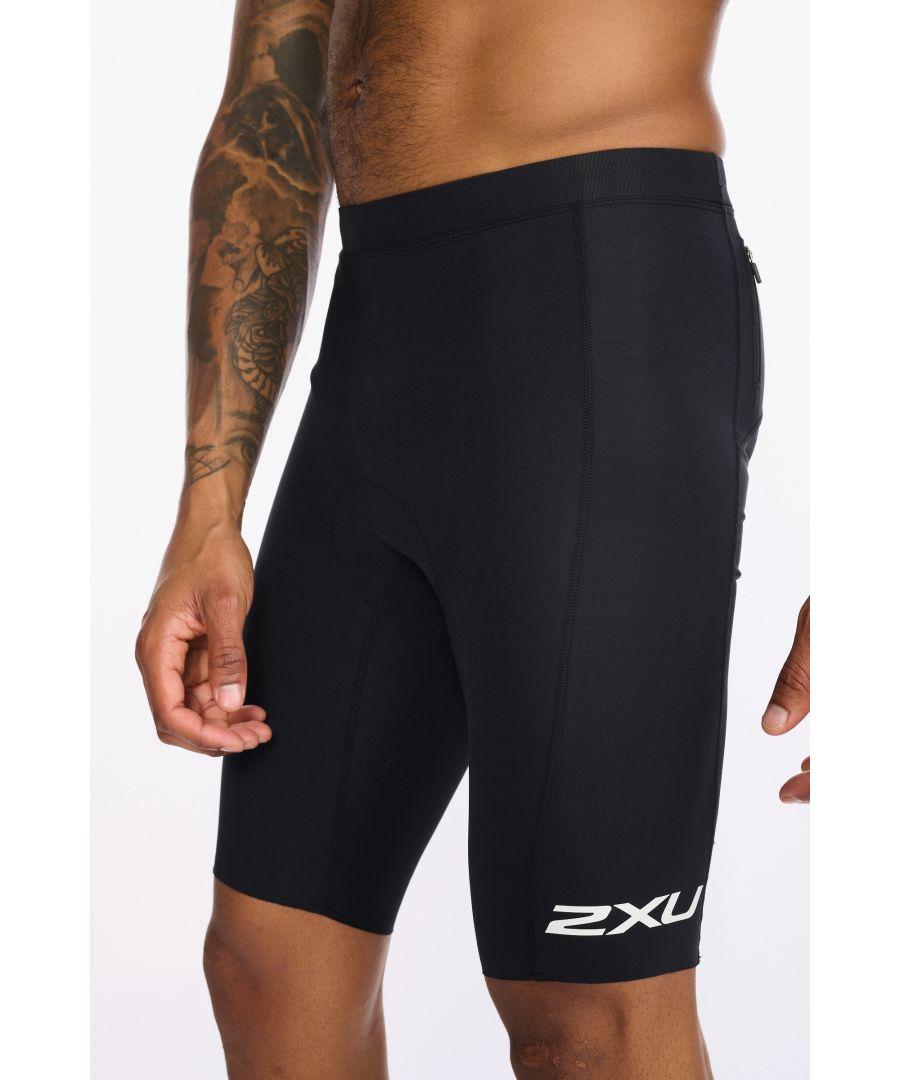 2XU Aero Cycle Shorts Black/white Reflective for Men