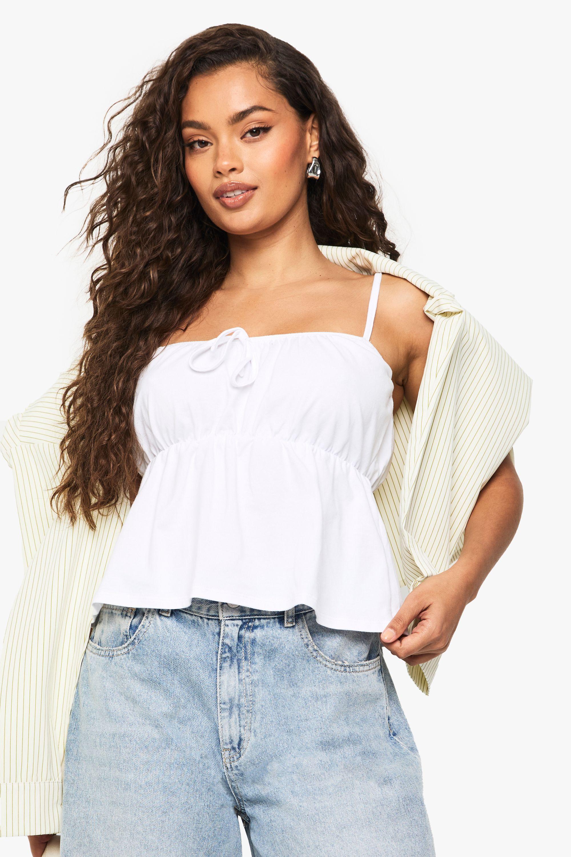 boohoo peplum top