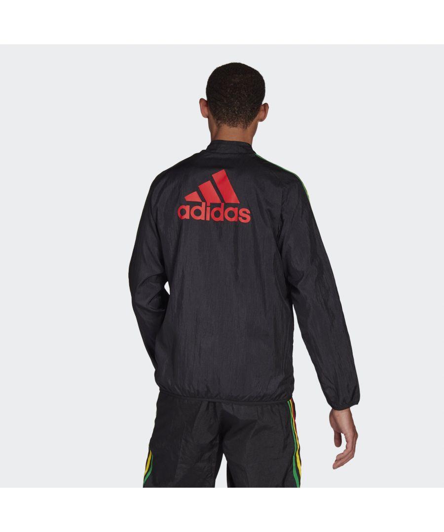 adidas Originals Ajax Amsterdam Icons Woven Jacket Polyamide in Blue for  Men | Lyst UK