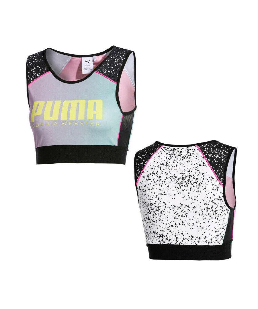 PUMA X Sophia Webster Reversible Crop Top Casual Gym Vest 578563 02 Textile  in Pink | Lyst UK