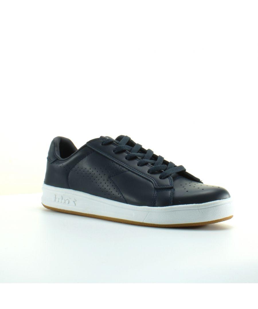 Diadora Martin Navy Trainers Leather in Blue for Men Lyst UK
