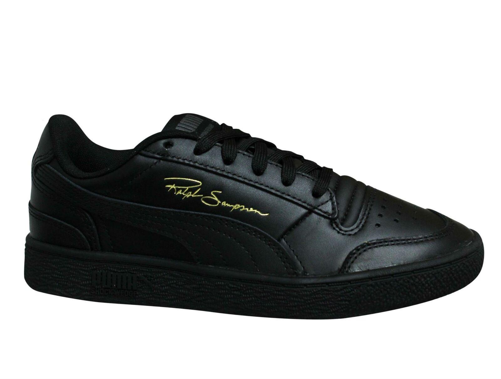 PUMA X Ralph Sampson Lo Leather Low Lace Up Trainers 370846 09 in Black for Men Lyst UK