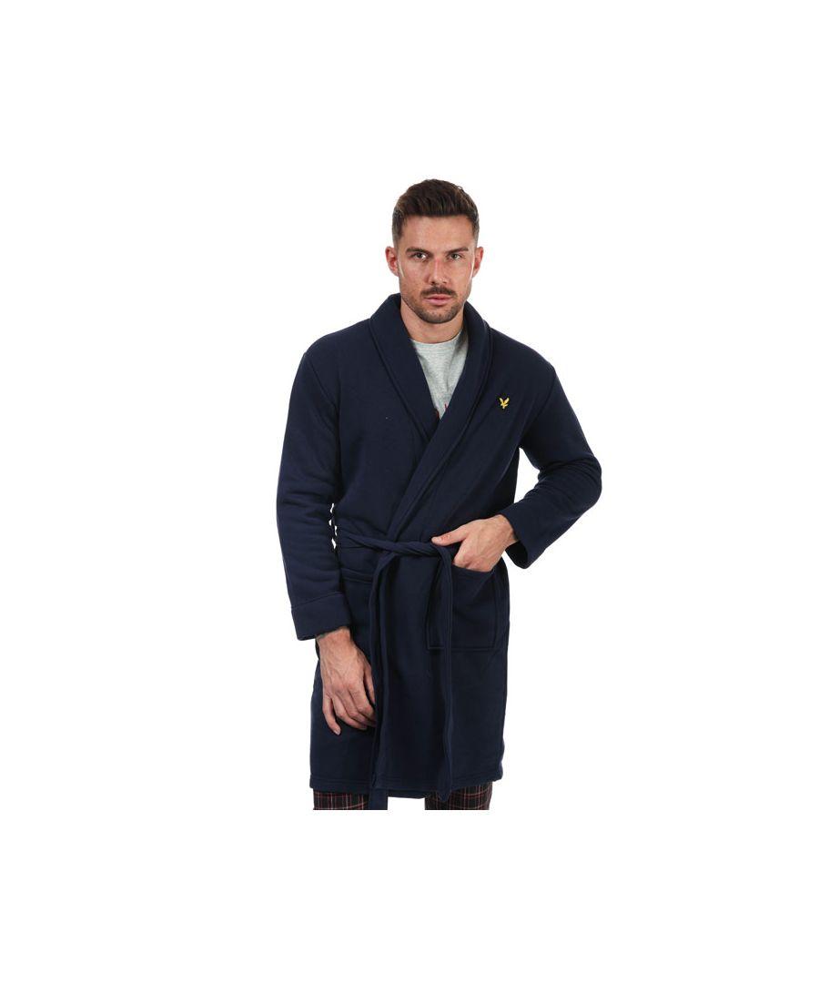 Lyle & Scott And Matthew Dressing Gown in Blue for Men Lyst UK