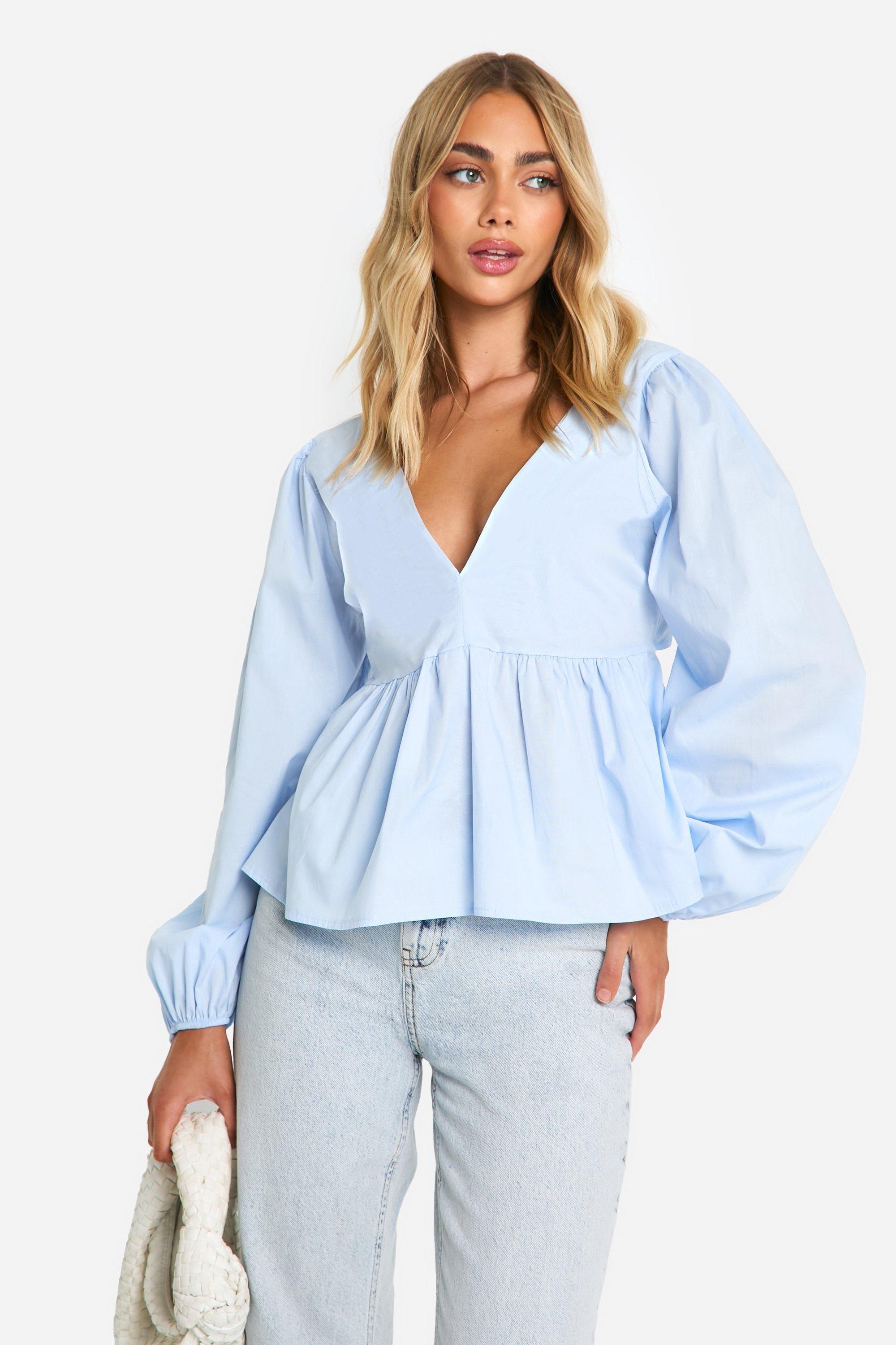 boohoo smock top