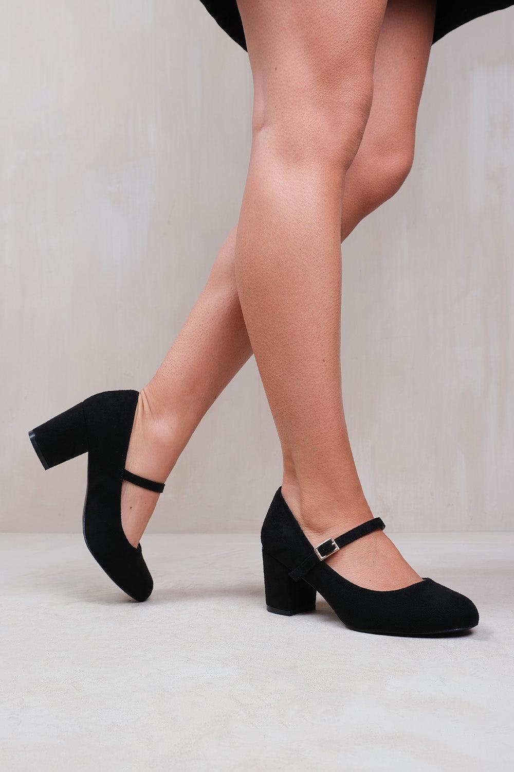 Mary jane pumps with block heel discount