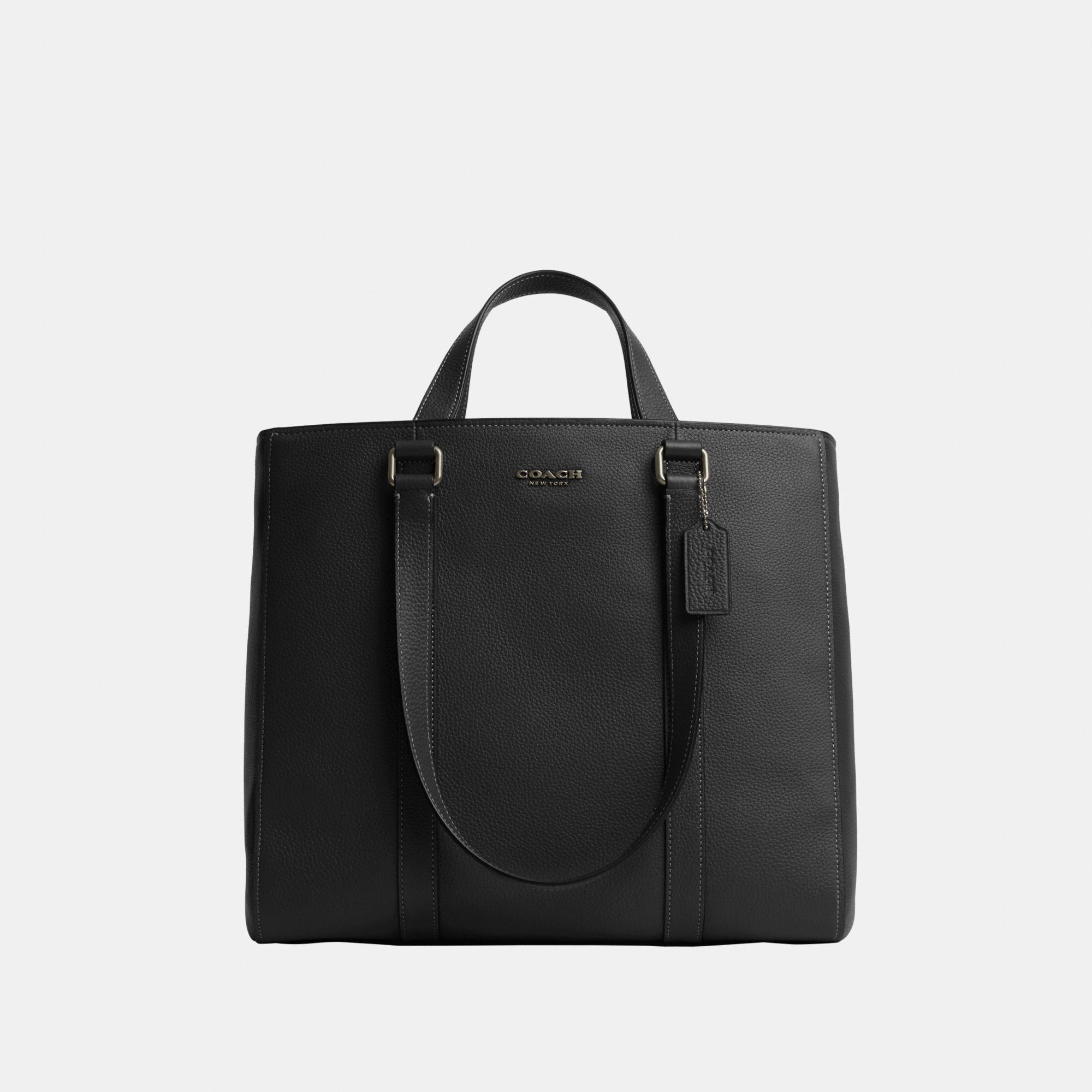 COACH Hudson Double Handle Tote in Black for Men Lyst UK