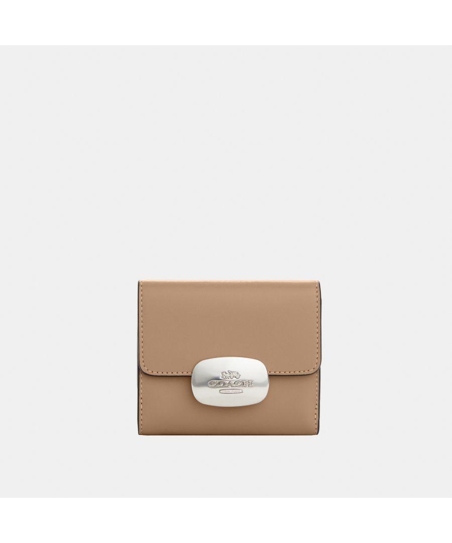 Beige coach wallet clearance