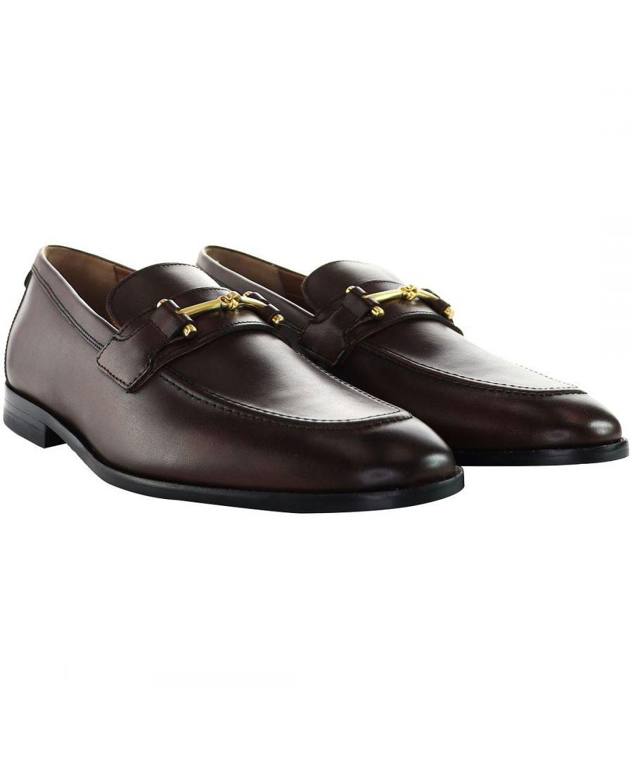Ted Baker Romulos Snaffle Loafers Shoes Leather in Brown for Men Lyst UK