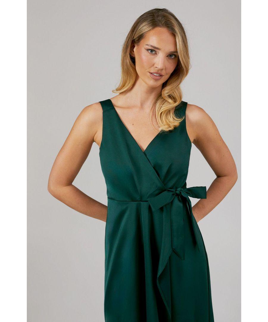 plus size empire waist dress Emerald Oasis Thai Wrap Pants Skirt – My Thai Pants main image 0