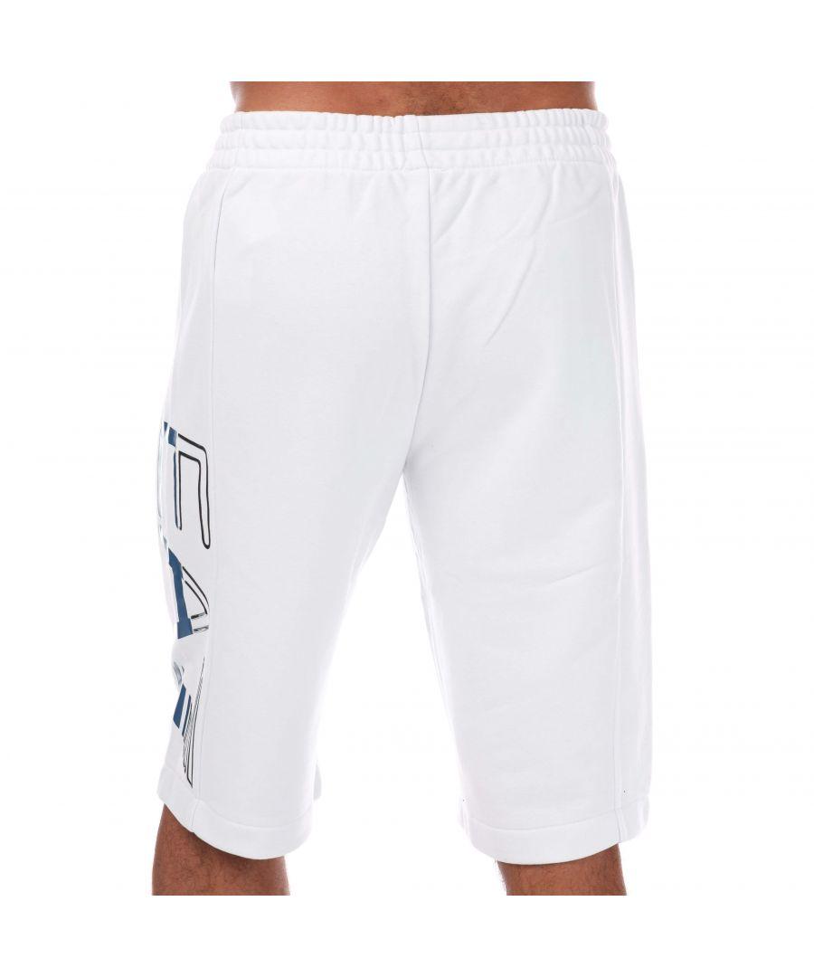 Ea7 white shorts best sale