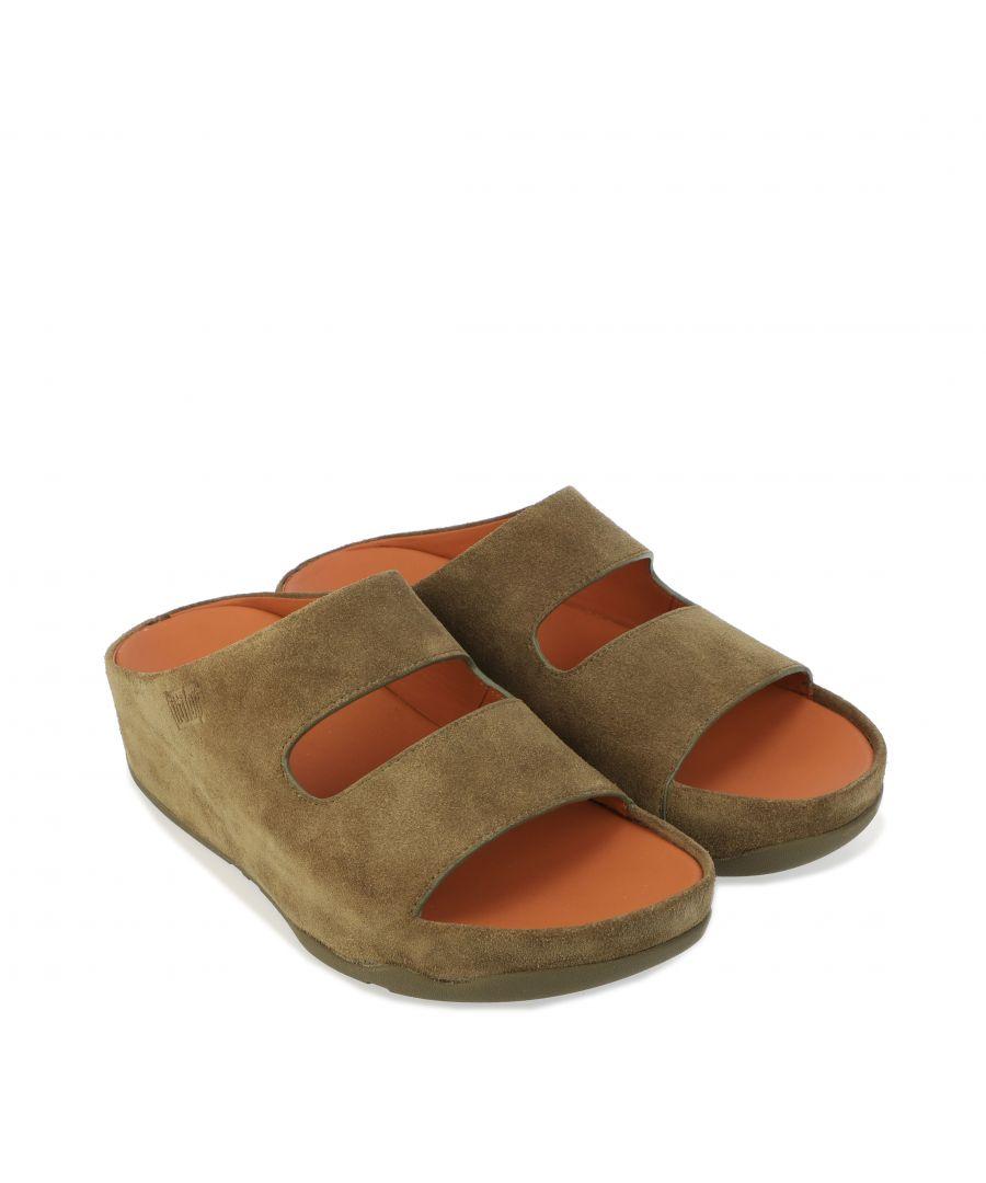 Buy FitFlop SURFER Mens Buckle Nubuck Cross Slides - Chocolate Brown  (HC2-167) 2025 Online | ZALORA