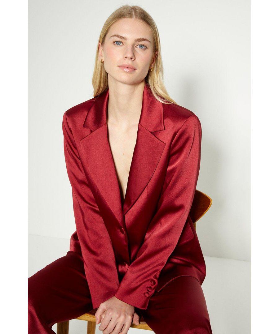 Oasis red blazer new arrivals