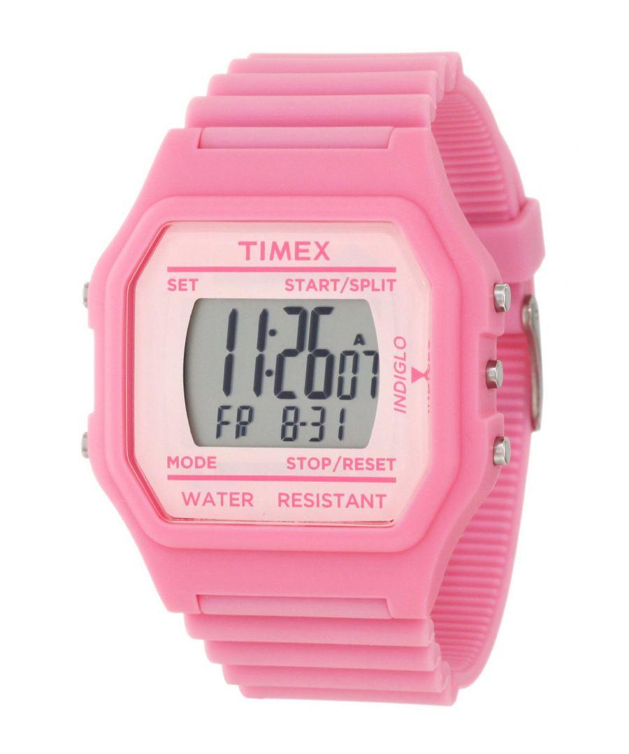 Timex T8 Jumbo Pink Watch T2n104 | Lyst UK