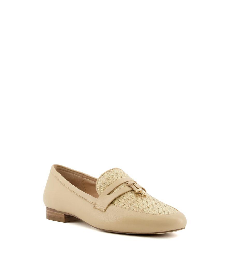 Dune Ladies Gallivant Lasercut Penny Loafers Leather in Natural Lyst UK
