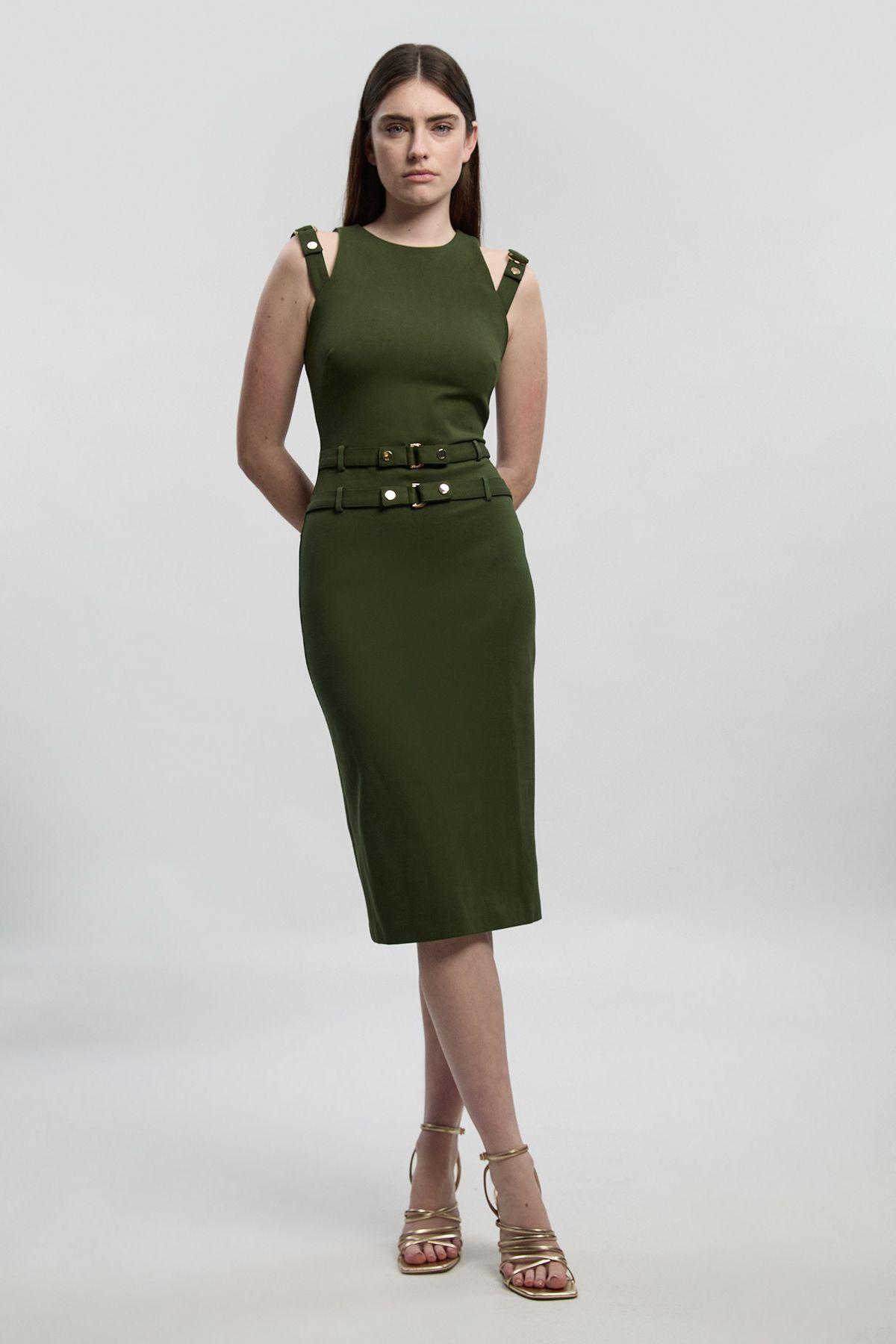 army green dresses for women Mother Of The Bride Olive Green Dresses A Line V Neck 3/4 Illusion Sleeves Appliqued Chiffon Floor Length Mother Of The Bride Dresses main image 1