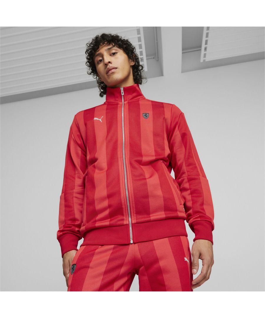 Puma ferrari red discount hooded track jacket